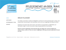 Tablet Screenshot of pflegediensttrave.de